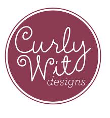 curly wit designs logo