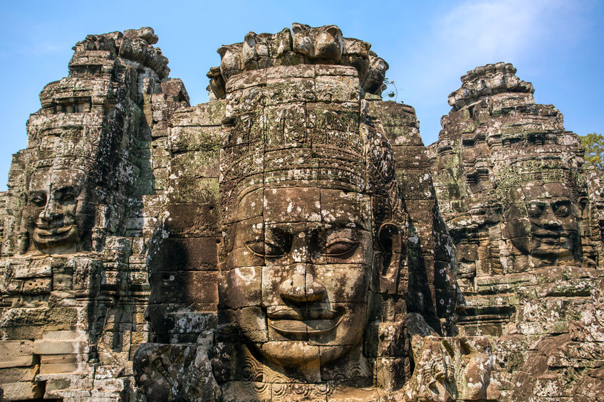 Ang Kor Wat buddha face