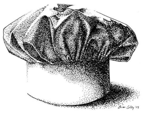 midsize chef's hat