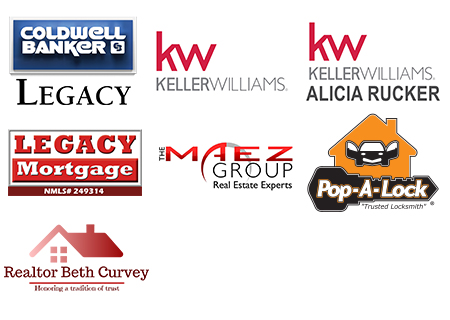 Gold Sponsors - Coldwell Banker Legacy, Keller Williams, Your Casa Team, Legacy Mortgage, The Maez Group, Realtor Beth Curvey