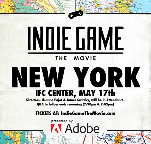 Indie Game: The Movie NYC, NY May 17, 2012